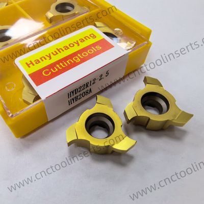 CNC Milling Insert with PVD Coating HYD22R12-2.5 HYB208A, Grooving Inserts. This Product is Suitable for Machining Difficult-to-cut Materials, Excluding High-temperature Superalloys