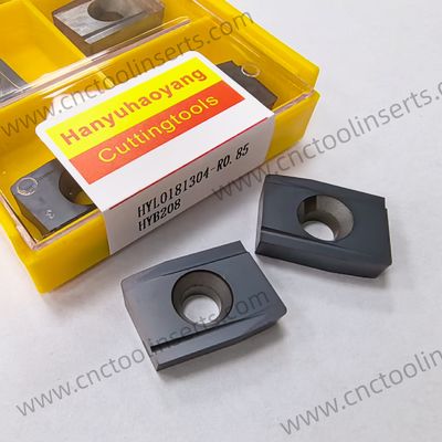 Floating Boring Tool Inserts Wc-Co PVD Coating HYL0181304-R0.85 HYB208 For Deep Hole Machining, Typically Processed On Heavy-duty Boring Mills In CNC Machine Tools