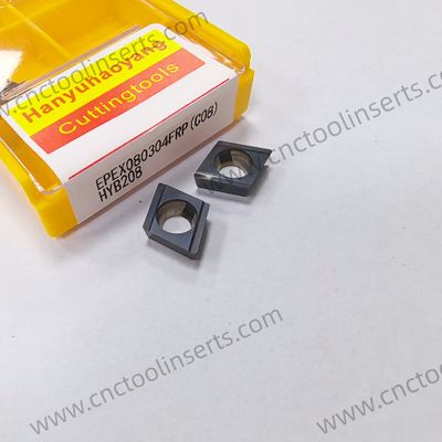 CNC Boring Inserts Wc-Co PVD Coating EPEX080304FRP(C08) HYB208 ，Applicable To All Difficult-to-machine Materials Except Superalloys