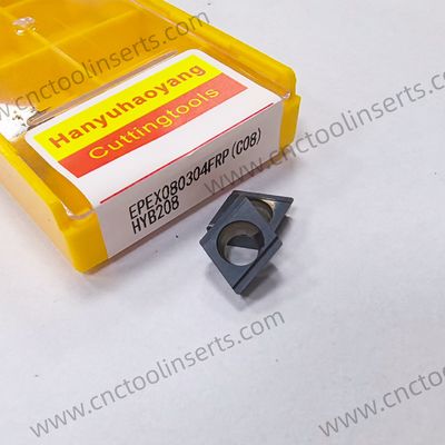 CNC Boring Inserts Wc-Co PVD Coating EPEX080304FRP(C08) HYB208 ，Applicable To All Difficult-to-machine Materials Except Superalloys