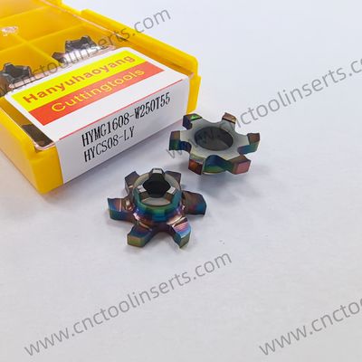 Non-standard Customizable Grooving Insert HYMG3212-2.0 for Heat-Resistant Alloys with High Cutting Efficiency