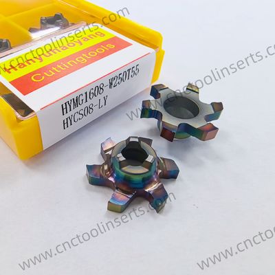 Non-standard Customizable Grooving Insert HYMG3212-2.0 for Heat-Resistant Alloys with High Cutting Efficiency