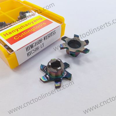 Non-standard Customizable Grooving Insert HYMG3212-2.0 for Heat-Resistant Alloys with High Cutting Efficiency