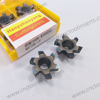 Non-standard Customizable Grooving Insert HYMG3212-2.0 for Heat-Resistant Alloys with High Cutting Efficiency