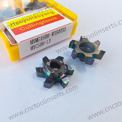 Non-standard Customizable Grooving Insert HYMG3212-2.0 for Heat-Resistant Alloys with High Cutting Efficiency