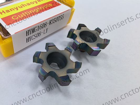 Non-standard Customizable Grooving Insert HYMG3212-2.0 for Heat-Resistant Alloys with High Cutting Efficiency