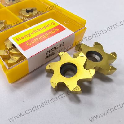 Non-standard grooving insert , HYMG3212-2.0 , Suitable for machining heat - resistant alloys，Customizable insert