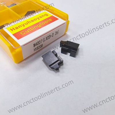 PVD HYB208 Coated Grooving Insert for Difficult Materials in Aerospace Applications