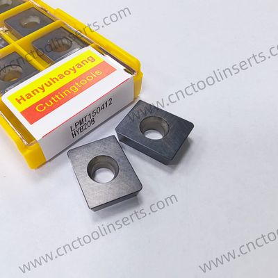 CNC Precision Milling Series PVD Coating HYB208 Model LPMT150412 For Difficult-to-machine Materials Except High-temperature Alloys