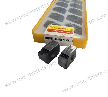 PVD Coated HYB208 CNC Cyclone Milling Series Inserts, Model HYWP5047-J, Suitable For Machining All Difficult-To-Cut Materials Except High-Temperature Alloys.