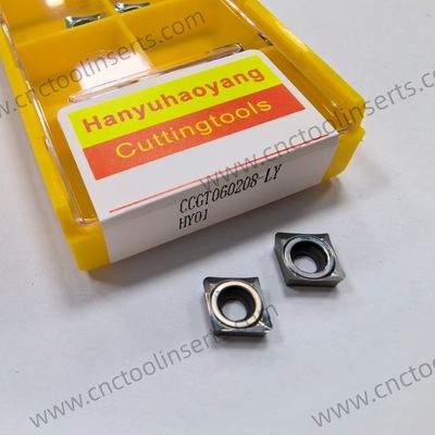 Standard CNC Turning Insert, Uncoated, CCGT09T308LY - Suitable for Aluminum Workpiece Machining