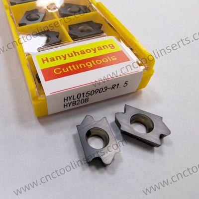 CNC Professional Gear Milling Insert Series WC-Co PVD Coating HYLO150903-R1.5 HYB208, Applicable for All Difficult-to-Machine Materials Except Superalloys
