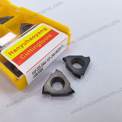 CNC Grooving Insert with PVD Coating TGF32R150T-63° HYB208 Suitable For Difficult-to-machine Materials Except High-temperature Alloys.