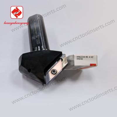 PVD Coating CNC Milling Insert HYKC22X4-R0.4-45° Chamfering Cutter HYB208 Suitable Difficult-to-Machine Materials Excluding Temperature Alloys