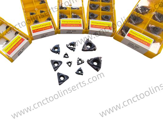 Model 08NR A60 Standard CNC Threading Insert with PVD Coating HYB208 Suitable for Machining Difficult-to-Machine Materials Except