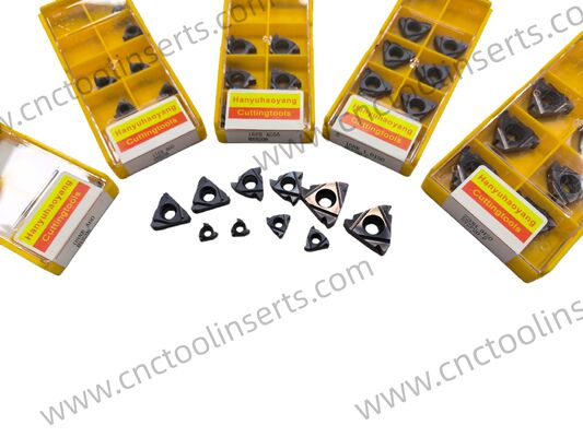 Standard CNC Threading Insert Model 16ERM AG55 with PVD Coating HYB208 Suitable for Machining Difficult-to-Machine Materials Except