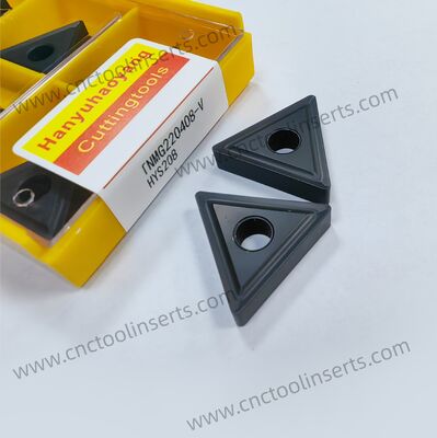 CNC Turning Insert, Model TNMG220408-V, with CVD Coating HYS208, Suitable for Semi-Rough Machining of Cast Iron and Steel, and Rough Machining of Ductile Iron