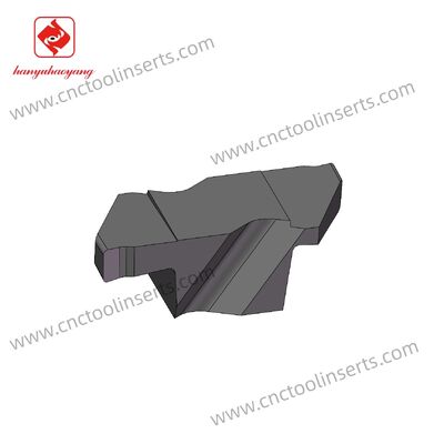 CNC Grooving Inserts, Model LN14X3150-3.3, Feature a PVD Yellow Coating HYZ08. They are Suitable For Machining Mild Steel at Low Cutting Speeds