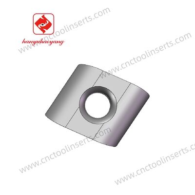 CNC Milling Insert, Model CPCQ1606-R5.0, with PVD Coating HYB208, Suitable for Difficult-to-Machine Materials Except High-Temperature Alloys.