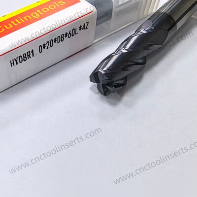 Model HYD12*30*11.5*70*D12*150L-4Z, 4-flute uncoated end mill, suitable for machining aluminum materials.
