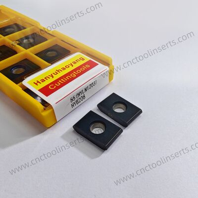 CNC heavy-duty peeling turning insert, model 55(HYLN1203), with PVD coating HYB208, suitable for machining all difficult-to-machine materials except high-temperature alloys
