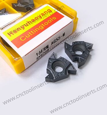 Standard CNC Threading Insert Model 16ER AG55 with PVD Coating HYB208 Suitable for Machining Difficult-to-Machine Materials Except
