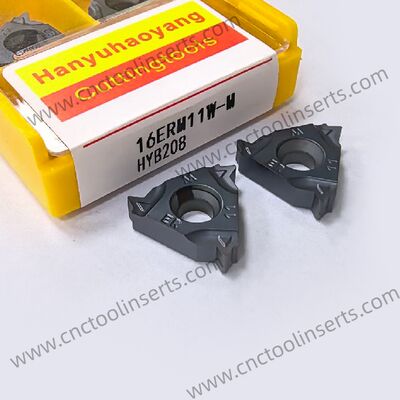 Standard CNC Threading Insert Model 16ER AG55 with PVD Coating HYB208 Suitable for Machining Difficult-to-Machine Materials Except