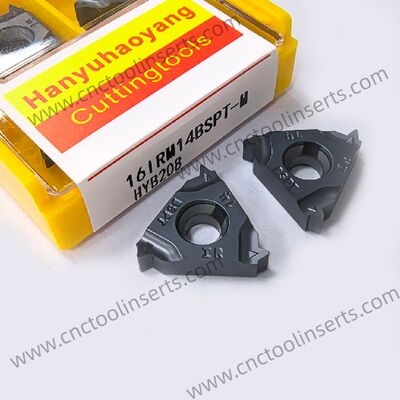 Standard CNC Threading Insert Model 16ER AG55 with PVD Coating HYB208 Suitable for Machining Difficult-to-Machine Materials Except