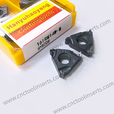 Standard CNC Threading Insert Model 16ER AG55 with PVD Coating HYB208 Suitable for Machining Difficult-to-Machine Materials Except