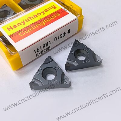 Standard CNC Threading Insert Model 16ER AG55 with PVD Coating HYB208 Suitable for Machining Difficult-to-Machine Materials Except