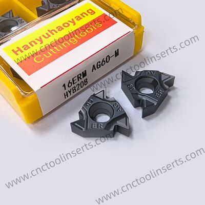 Standard CNC Threading Insert Model 16ERM AG55 with PVD Coating HYB208 Suitable for Machining Difficult-to-Machine Materials Except