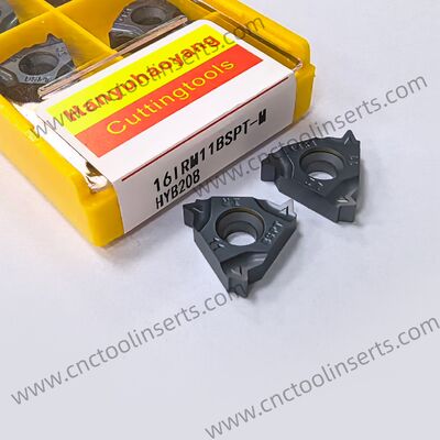 Standard CNC Threading Insert Model 16ER AG55 with PVD Coating HYB208 Suitable for Machining Difficult-to-Machine Materials Except