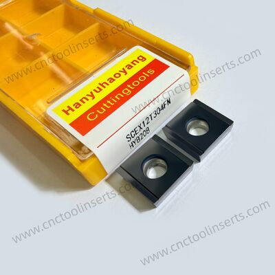 CNC Standard Boring Insert Model SCEX12T304FN - For Boring Applications With Coating/Substrate Options For Various Workpiece Materials