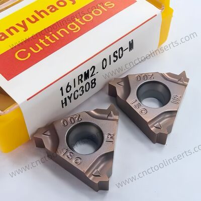 Standard CNC Threading Insert Model 16ERM AG55 with PVD Coating HYB208 Suitable for Machining Difficult-to-Machine Materials Except