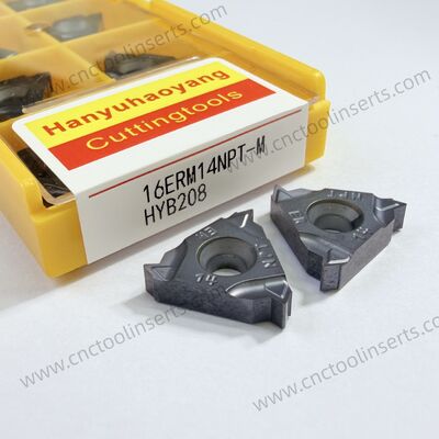 Standard CNC Threading Insert Model 16ERM AG55 with PVD Coating HYB208 Suitable for Machining Difficult-to-Machine Materials Except