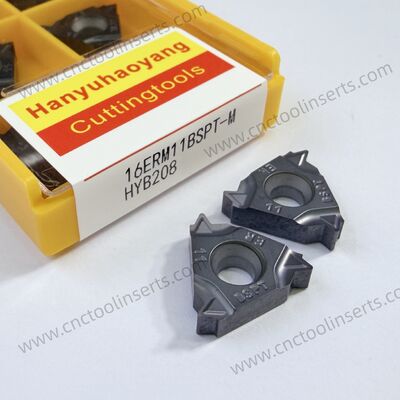 Standard CNC Threading Insert Model 16ERM AG55 with PVD Coating HYB208 Suitable for Machining Difficult-to-Machine Materials Except