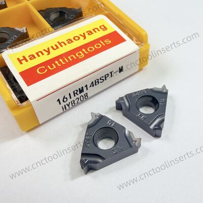 Standard CNC Threading Insert Model 16ERM AG55 with PVD Coating HYB208 Suitable for Machining Difficult-to-Machine Materials Except