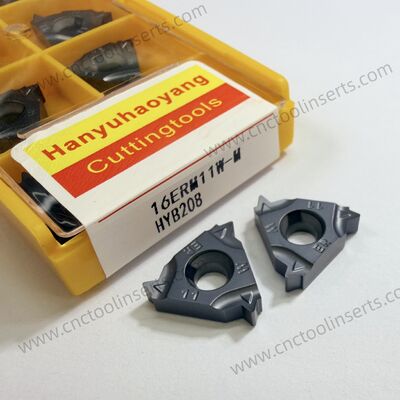 Standard CNC Threading Insert Model 16ERM AG55 with PVD Coating HYB208 Suitable for Machining Difficult-to-Machine Materials Except