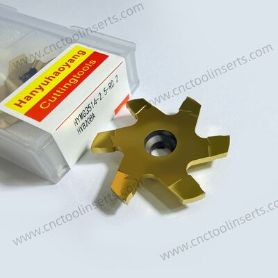 Non-standard Customizable Grooving Insert HYMG3212-2.0 for Heat-Resistant Alloys with High Cutting Efficiency