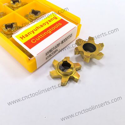 Non-standard Customizable Grooving Insert HYMG3212-2.0 for Heat-Resistant Alloys with High Cutting Efficiency