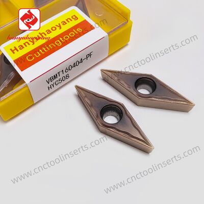 CNC Turning and Milling Insert Model VBMT160404-MM with Composite CVD Coating HY029 for Semi-Finishing and High-Speed Turning