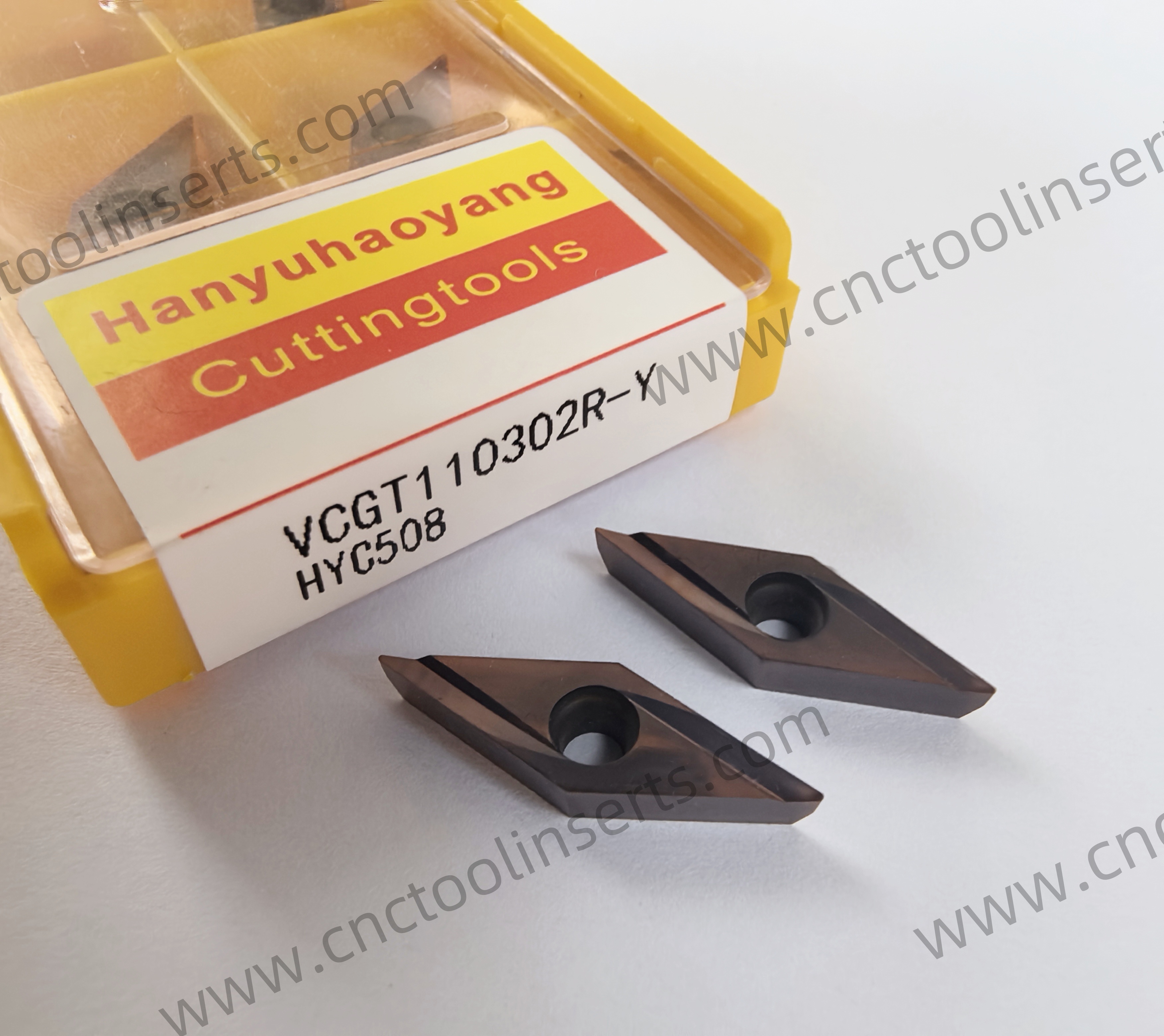 CNC Boring Inserts Wc-Co PVD Coating VCGT110302R-Y HYC508 ，Suitable for ...