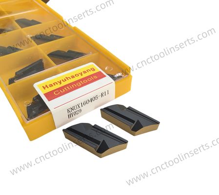 KNUX160405-R11 HY029 Insertos de torneado y fresado con recubrimiento de dos colores, material de carburo