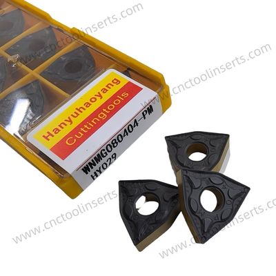 CNC Dönüştürme Eklemeleri Wc-Co CVD Kaplama WNMG080404-PM HY029 Çelikler