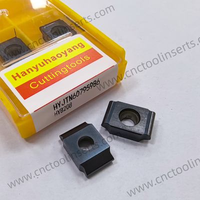 CNC Professionele Tandwiel Frees Inzetserie WC-Co PVD Coating HYJTN60795986 HYB208, Toepasbaar voor alle moeilijk te bewerken materialen behalve superlegeringen