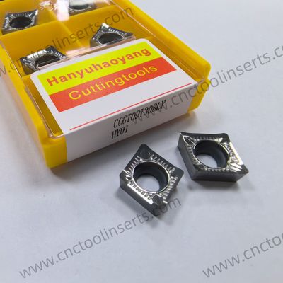 Standard CNC Turning Insert, Uncoated, CCGT09T308LY - Suitable for Aluminum Workpiece Machining