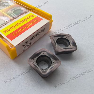 CNC Milling Insert, Carbide Substrate, PVD Coating HYC508, Model SOMT140520ER-ZGM - Suitable for machining steels, cast iron and stainless steel