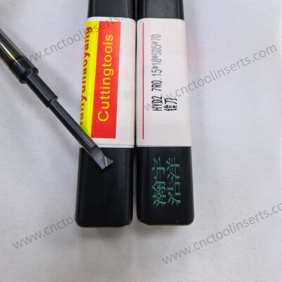 เครื่องมือเจาะคาร์ไบด์แข็ง แบบ HYD2.7R0.15*18*SD5*70, พีวีดีเคลือบ เหมาะสําหรับการแปรรูปรู