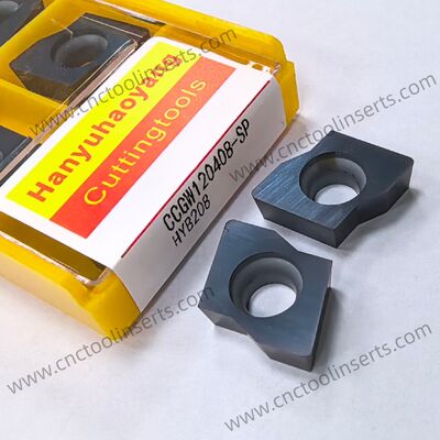 CNC-Boring-Einsätze Wc-Co PVD-Beschichtung CCGW120408-SP HYB208,Anwendbar auf alle schwer zu bearbeitenden Materialien mit Ausnahme von Superlegierungen