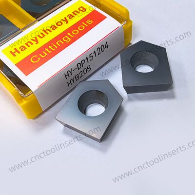 CNC-Zahnverformungseinlage, Modell HY-DP151204, mit PVD-Beschichtung HYB208, geeignet für alle schwer zu bearbeitenden Materialien außer Hochtemperaturlegierungen.